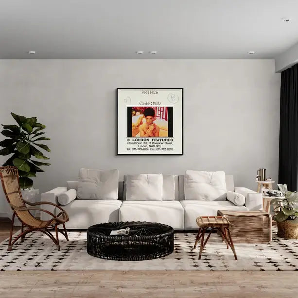 Print of Prince with Toy Gun