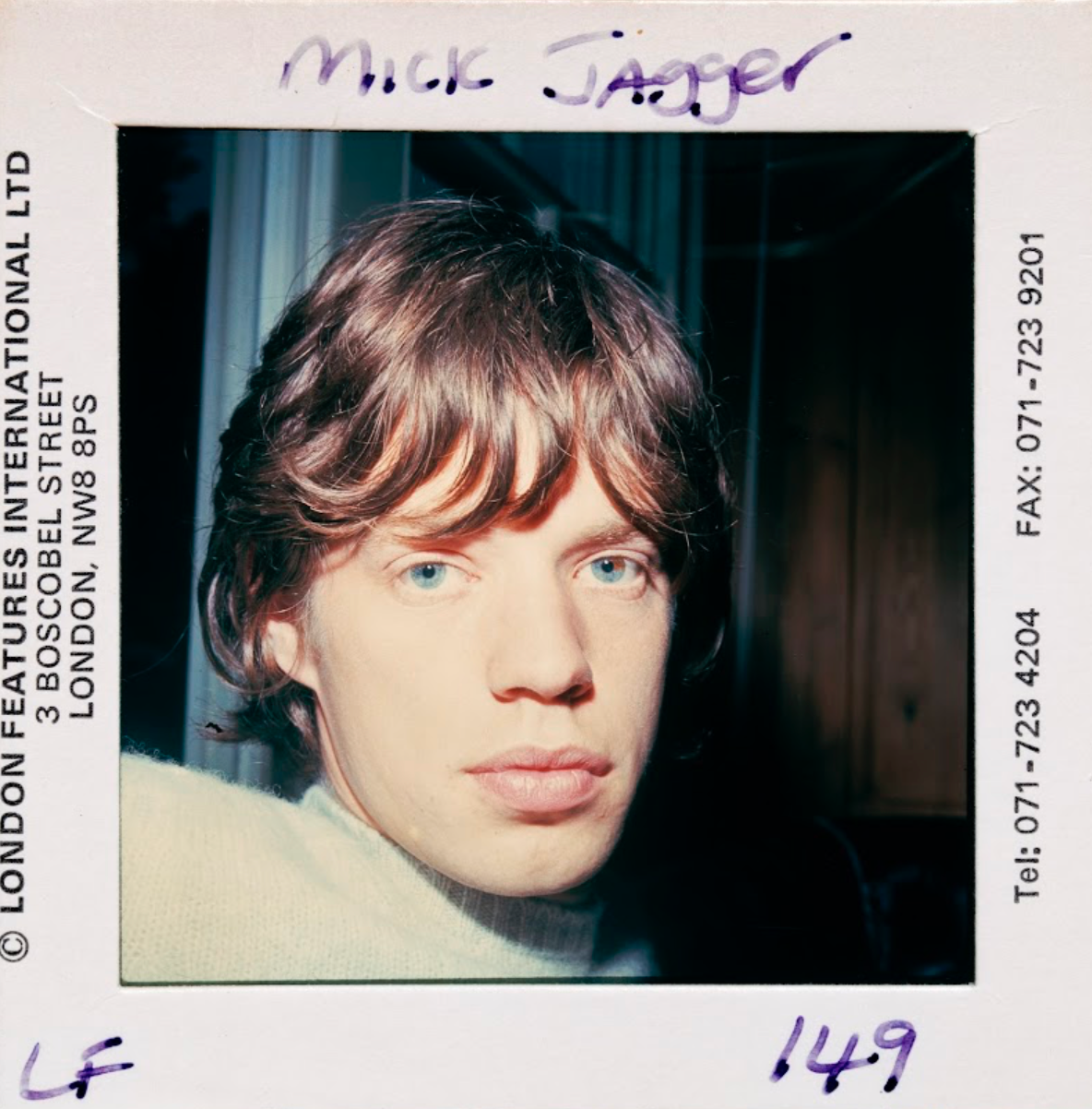 Print of a Young Mick Jagger