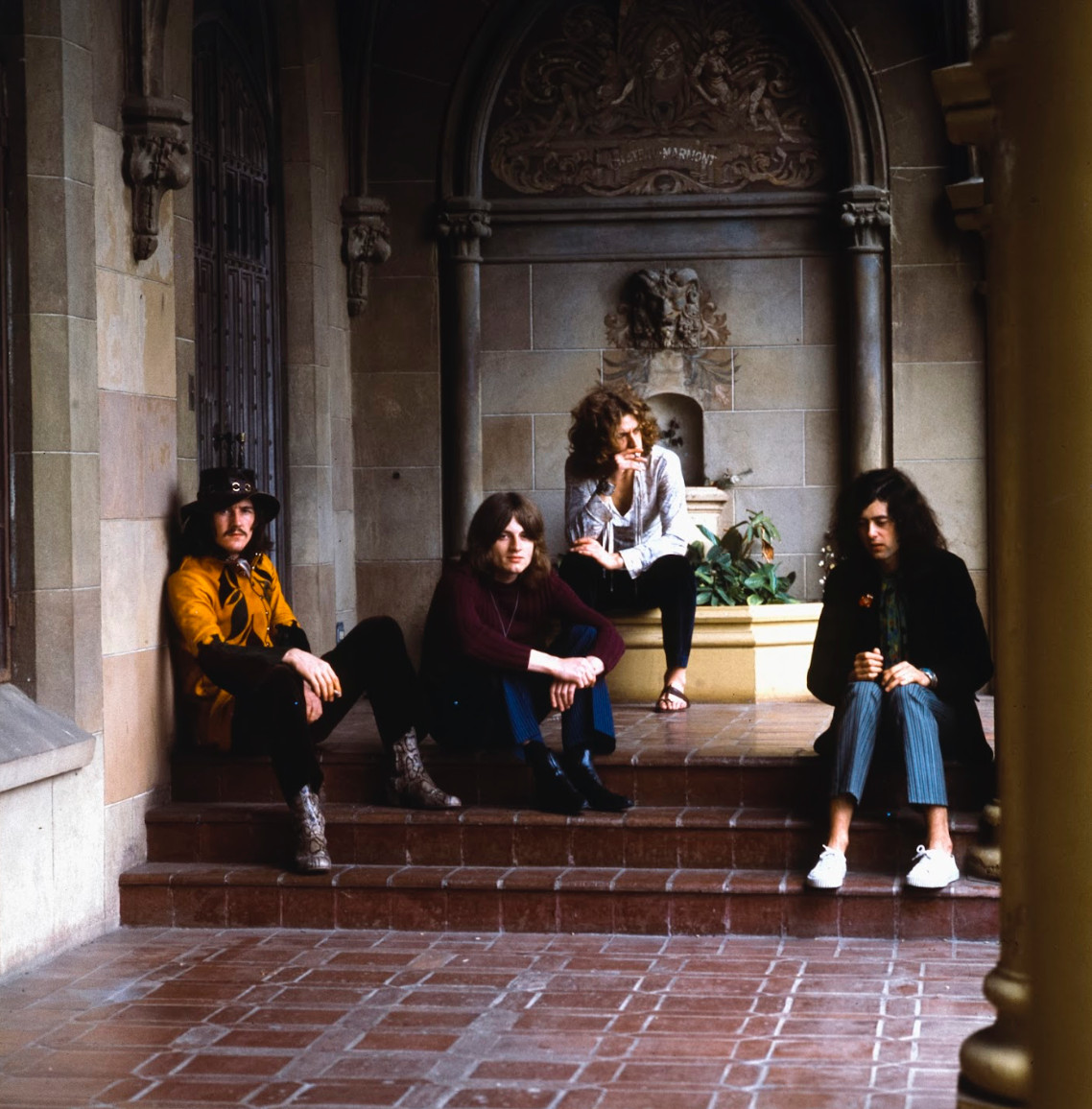 Led Zeppelin at the Chateau Steps