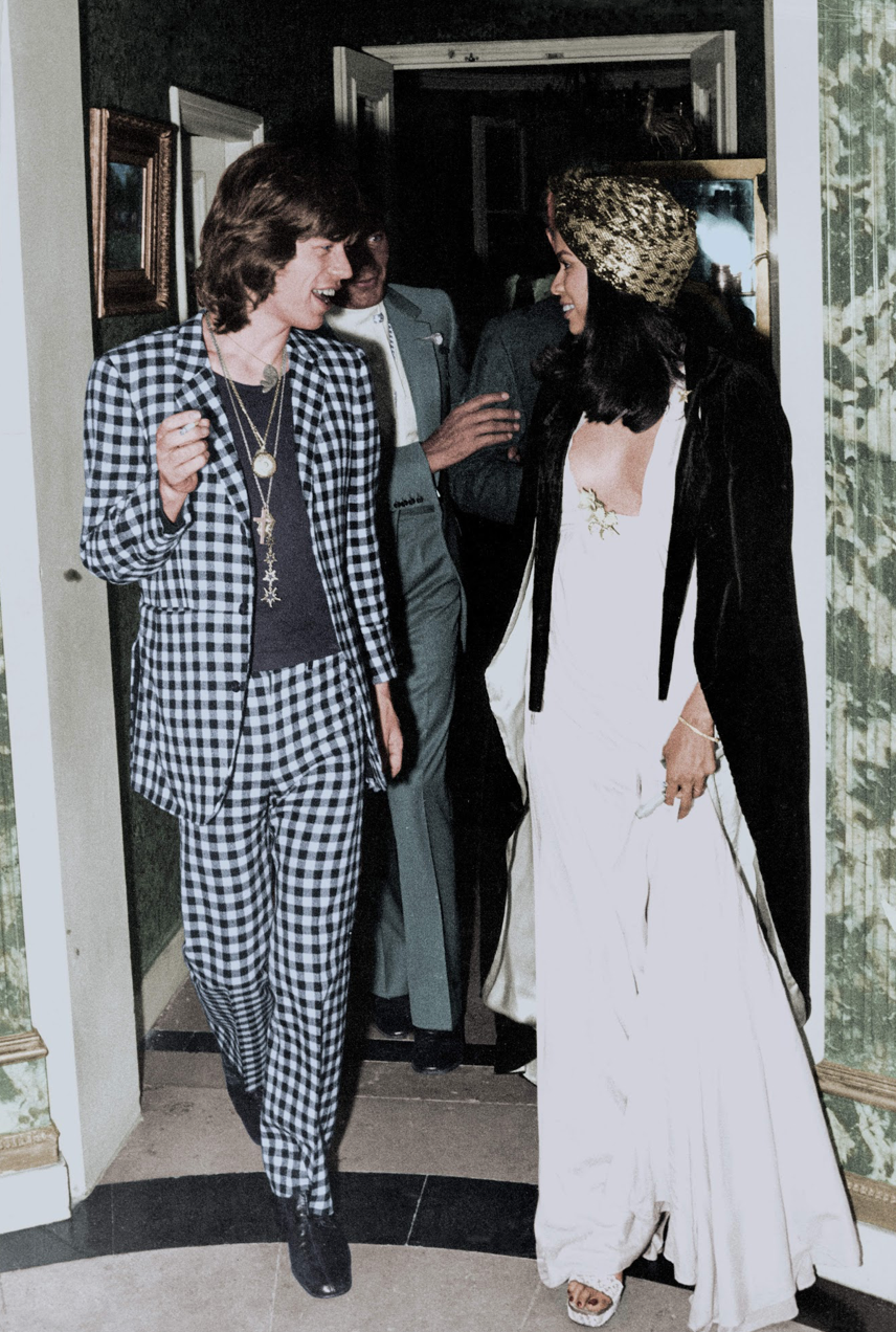 Rock Royalty Bianca and Mick Jagger in Paris