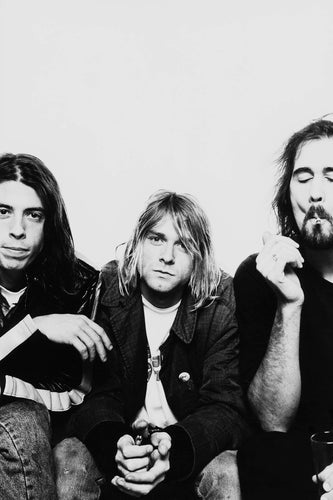 Print of Nirvana in London, NME 1991