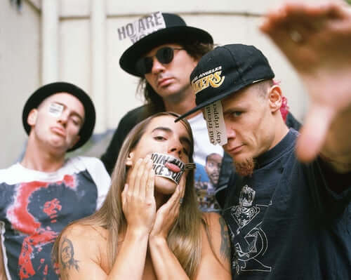 Print of The Red Hot Chili Peppers in Amsterdam, 1989
