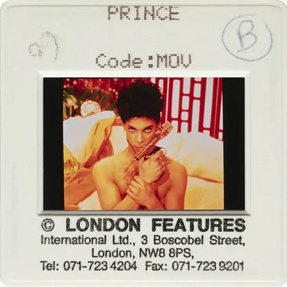 Print of Prince with Toy Gun