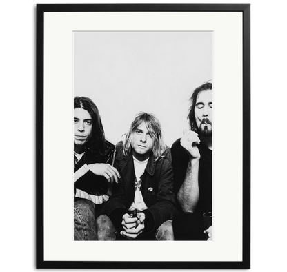 Print of Nirvana in London, NME 1991