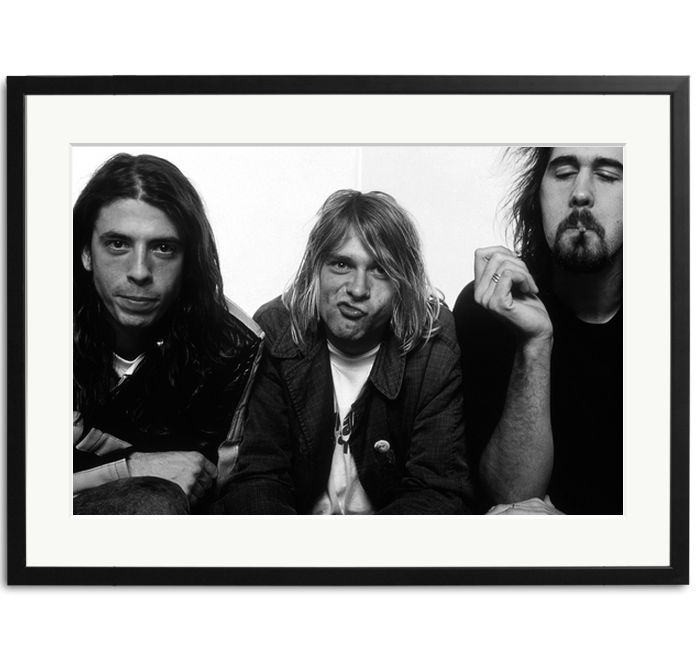 Print of Nirvana in London, NME 1991