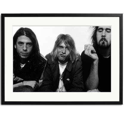 Print of Nirvana in London, NME 1991