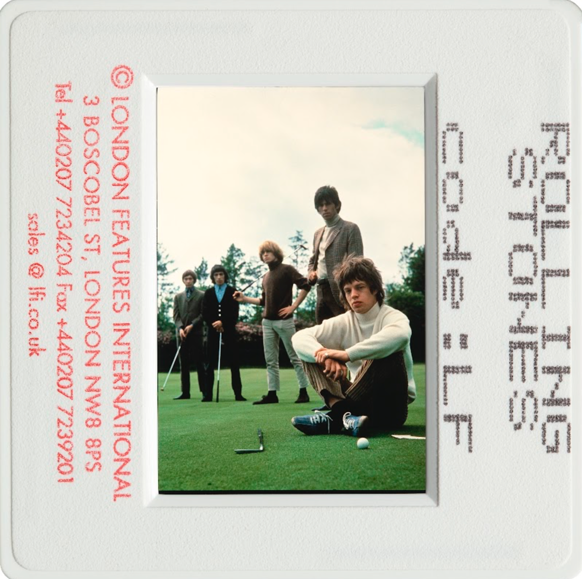 The Rolling Stones Playing Golf