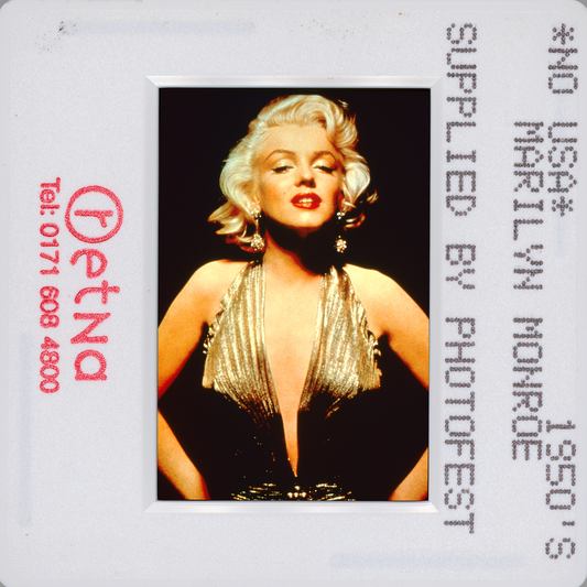 Marilyn Monroe in Gold