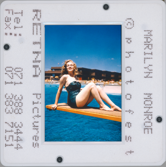 Marilyn Monroe on a Diving Board