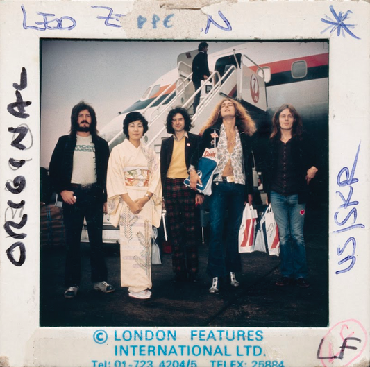 Led Zeppelin Arriving in Tokyo