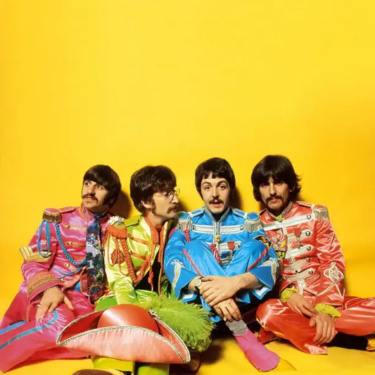 The Beatles Print of Lonely Hearts Club photoshoot