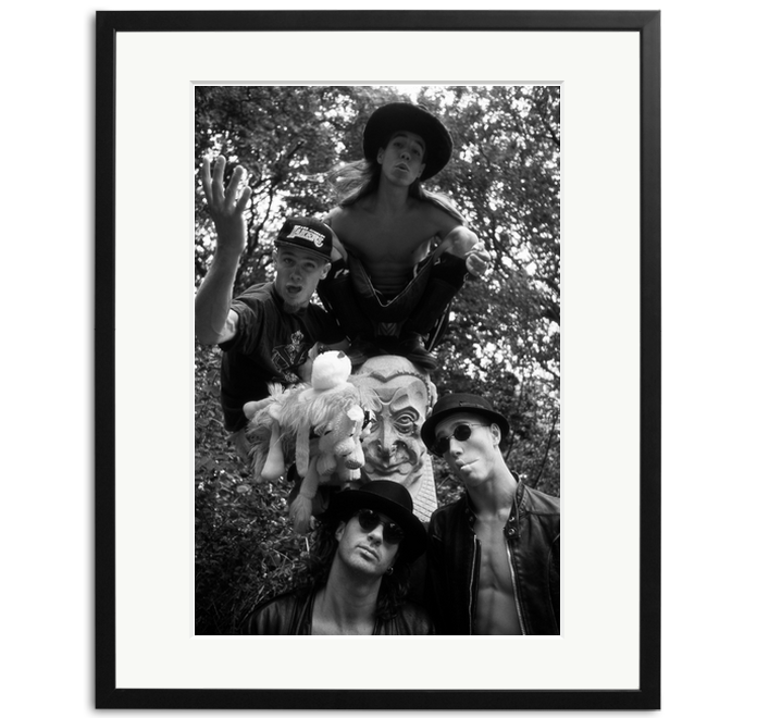 Print of the Red Hot Chili Peppers in Amsterdam, 1989