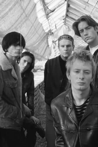 Print of Radiohead in Oxford, 1992