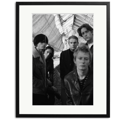 Print of Radiohead in Oxford, 1992