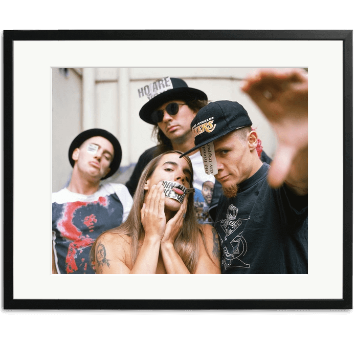 Print of The Red Hot Chili Peppers in Amsterdam, 1989