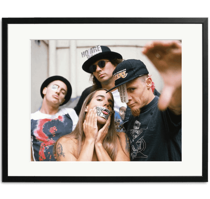 Print of The Red Hot Chili Peppers in Amsterdam, 1989