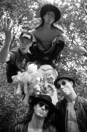 Print of the Red Hot Chili Peppers in Amsterdam, 1989